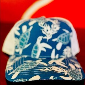 Fused Hawaii Blue Turtle Trucker Hat
